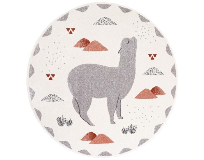 NATTIOT Tapis Rond Enfant - Andina - By Mon Petit Art - � 135 cm