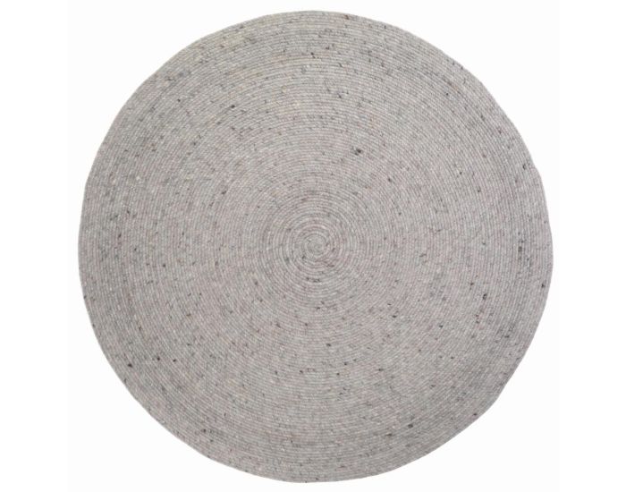 NATTIOT Tapis Coton - Neethu - � 110 cm Grey