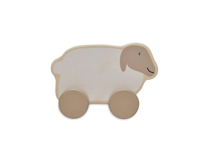 JOLLEIN Jouet Voiture en Bois Ferme - Agneau - D�s 18 mois