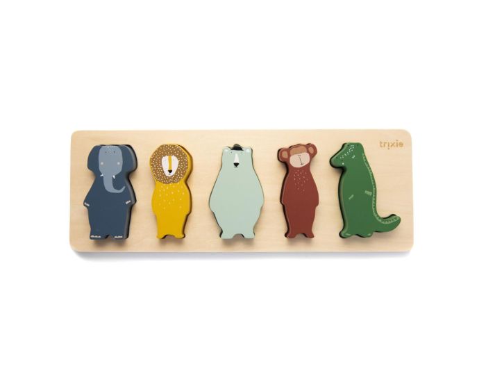 TRIXIE Puzzle de Formes en Bois - D�s 12 mois