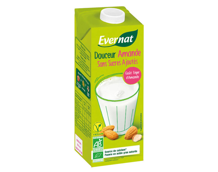 EVERNAT Boisson Vgtale Douceur Amande - 1L