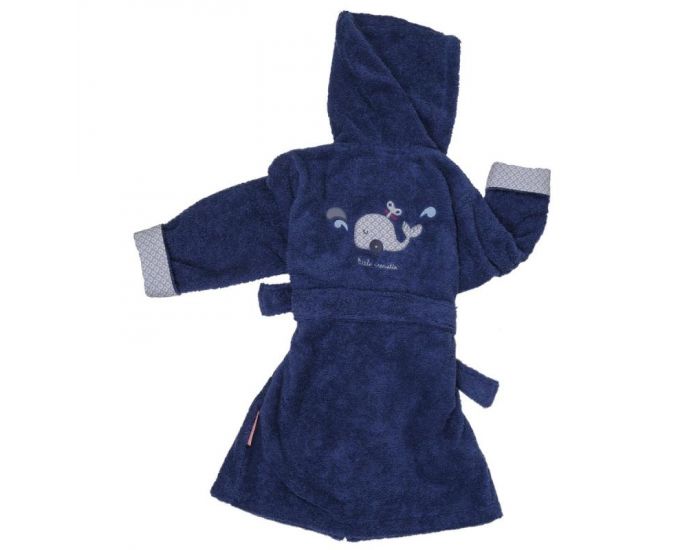 LITTLE CREVETTE Peignoir enfant Baleine