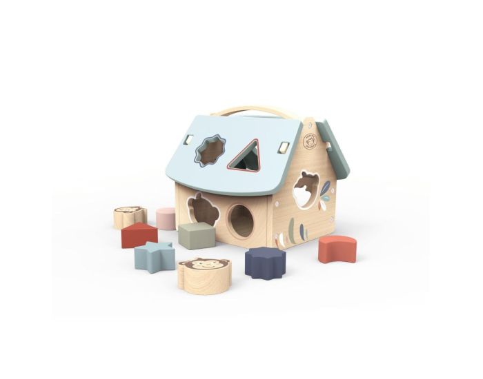 SPEEDY MONKEY Maison des Formes - 8 Blocs - D�s 12 mois 