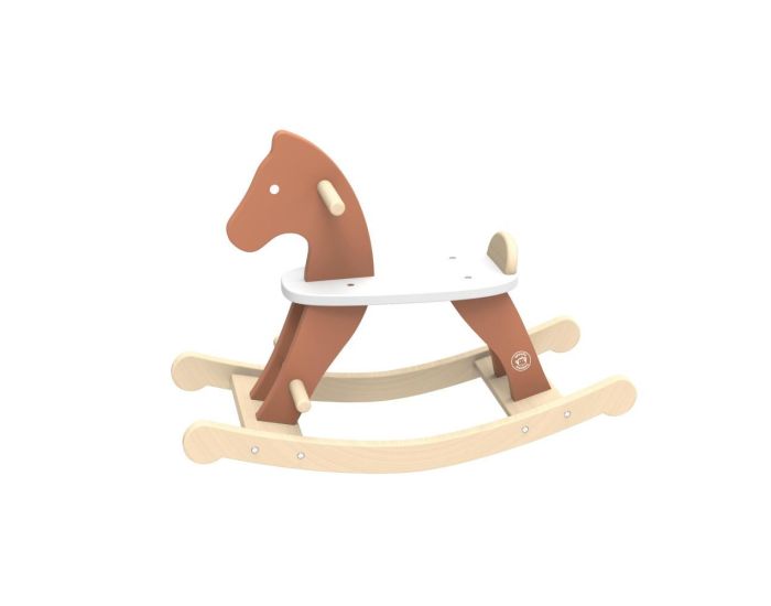 SPEEDY MONKEY Cheval � Bascule en Bois - D�s 12 mois