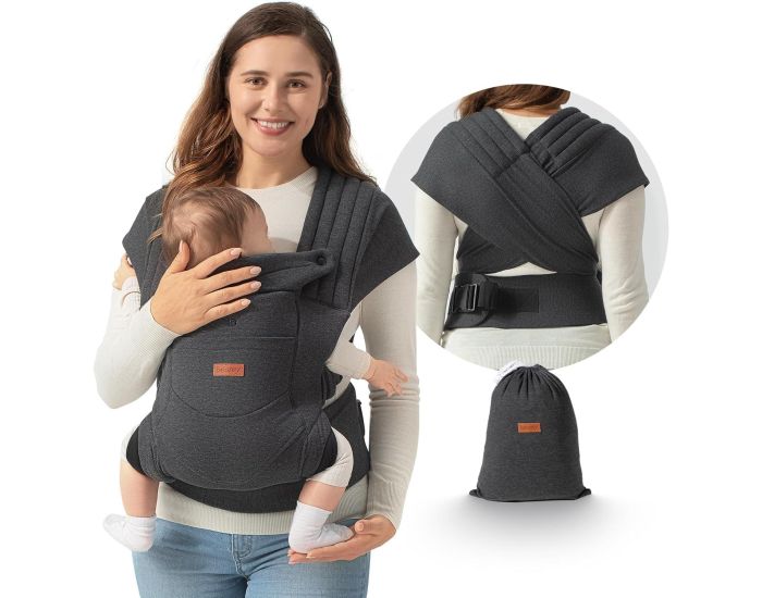 BESREY Porte B�b� sans Noeud 3 en 1 - De 3 � 18 mois