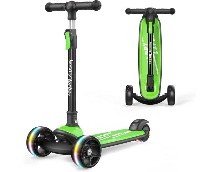 BESREY Trottinette Pliable 3 Roues pour Enfant - D�s 2 � 10 ans