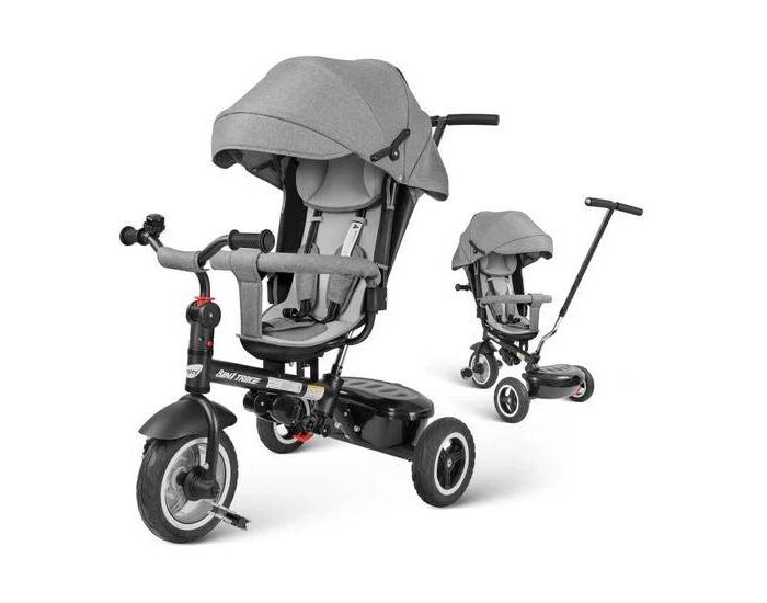BESREY Tricycle 8-en-1 avec Poign�e Parentale - D�s 9 � 36 mois