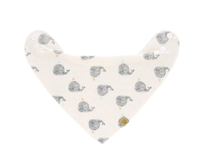 LASSIG Bavoir Bandana Baleine - 0 � 24 mois