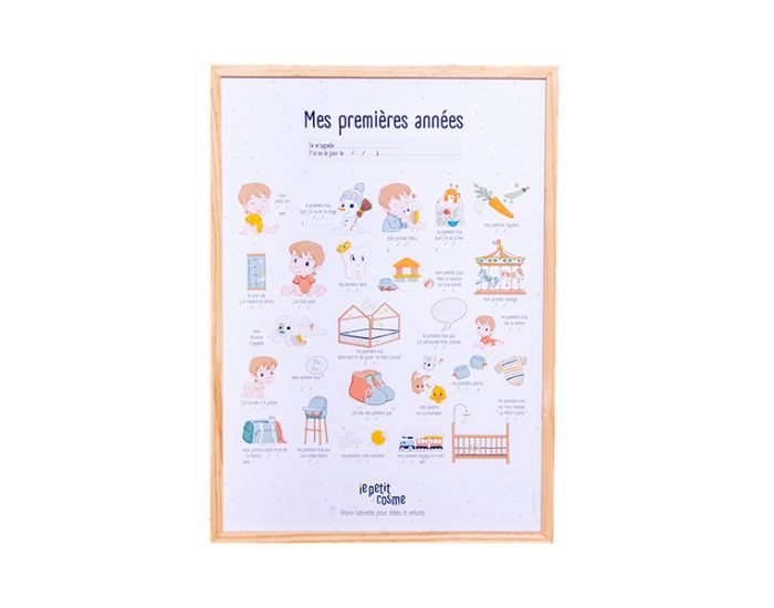 COSME LITERIE Affiche Mes Premi�res ann�es