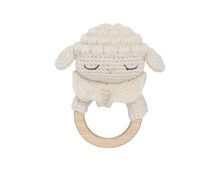 PATTI OSLO Anneau de Dentition en Crochet - Agneau - D�s la naissance 