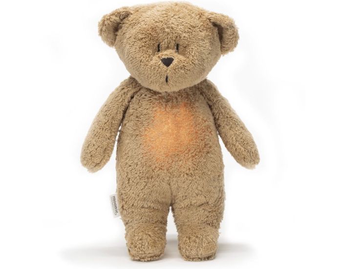 MOONIE Peluche Veilleuse Musicale Ourson - Cappuccino - D�s la naissance