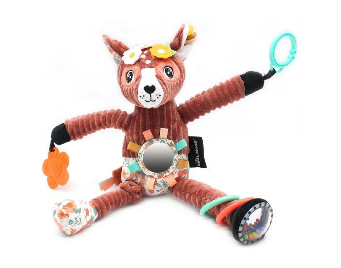 LES DEGLINGOS Peluche d'Activit�s Nomade - M�lim�los la Biche - D�s 12 mois 