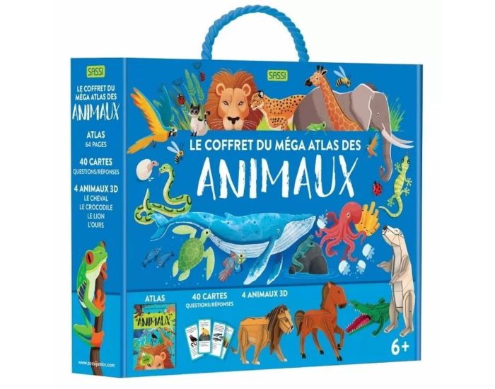 SASSI JUNIOR Coffret M�ga ATLAS des Animaux - D�s 6 ans