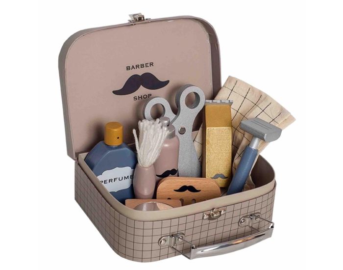 JABADABADO Jouet en Bois - Valisette de Barbier - D�s 3 ans