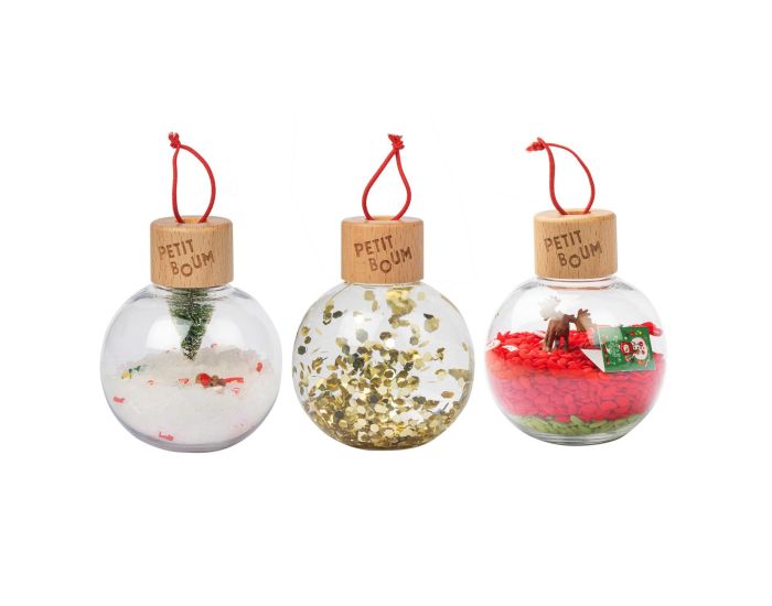 PETIT BOUM Boules de No�l Sensorielles - D�s 12 mois 
