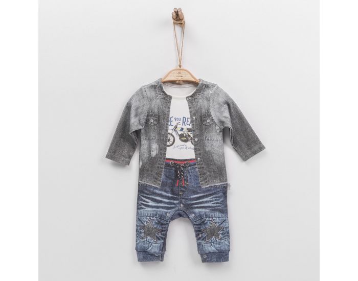 SEVIRA KIDS Combinaison Dors-bien Bb Ensemble Gilet