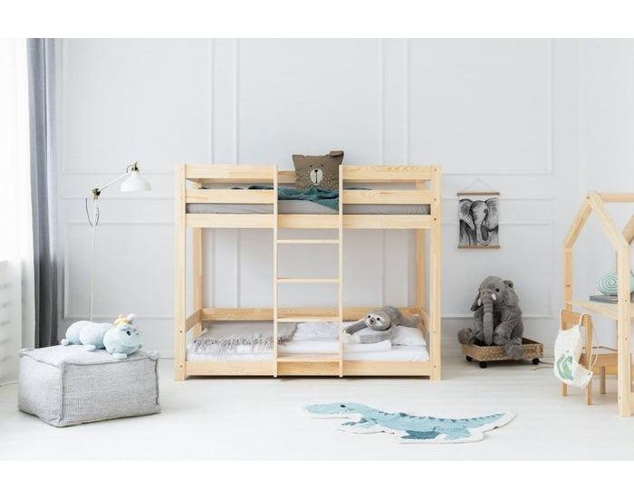 BABYKARE Lit Superpos� en Bois Cabane - Mila CLPN