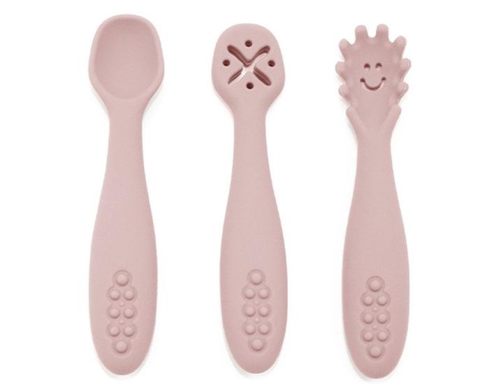 BABIREVA Lot de 3 Cuill�res d'Apprentissage en Silicone