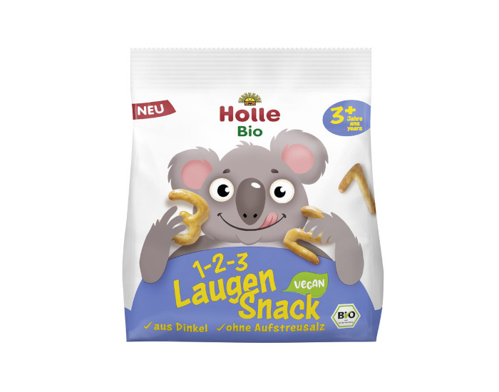 HOLLE Snack 1 2 3 Bretzel - Ds 3 ans - 80 g