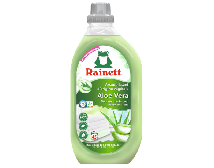 RAINETT Assouplissant Ecologique Aloe Vera - 45 lavages - 900 ml