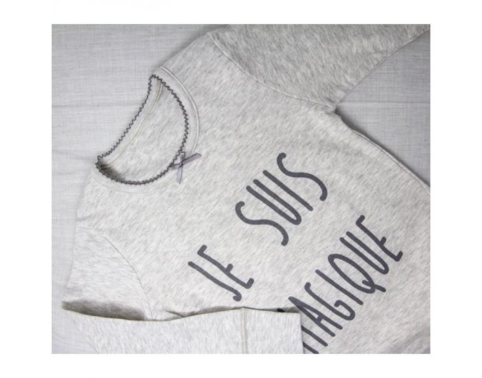 DOODERM Tee-shirt fille apaisant  - Je suis magique - Peaux sujettes  eczma