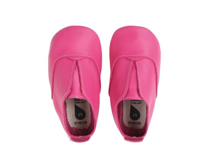 BOBUX Chaussons Bb Soft Soles en cuir - Duke Rose