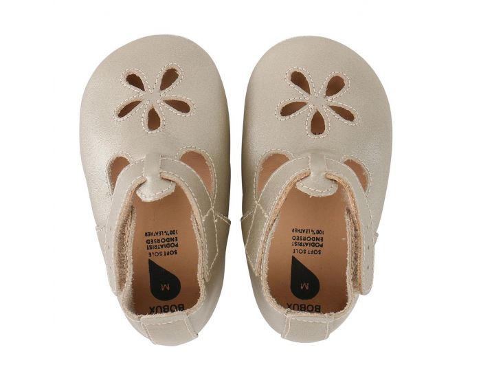 BOBUX Chaussons Bb Soft Soles en cuir - Sandale dor