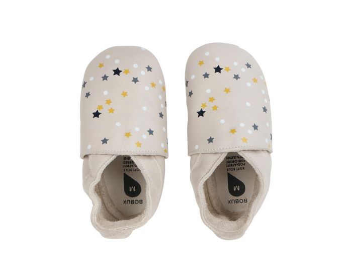 BOBUX Chaussons Bb Soft Soles en cuir - Voie lacte Crme