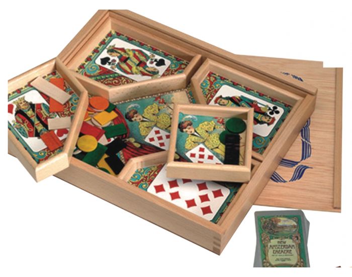 JURABUIS Nain jaune coffret et cuvettes bois