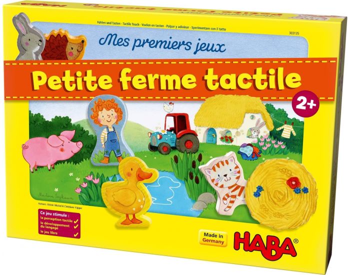 HABA Mes premiers jeux : petite ferme tactile - D�s 2 ans