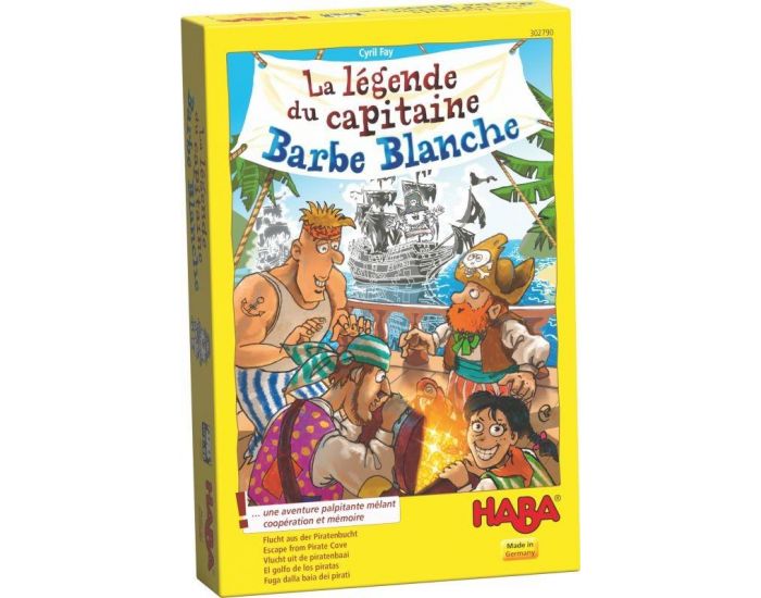 HABA La lgende du capitaine barbe blanche - Ds 5 ans