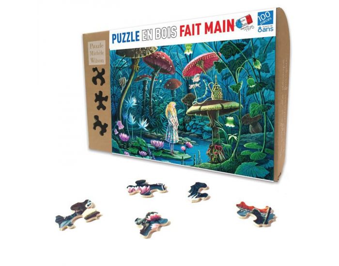 MICHLE WILSON Puzzle Alice au pays des merveilles 100 pices - Ds 8 ans