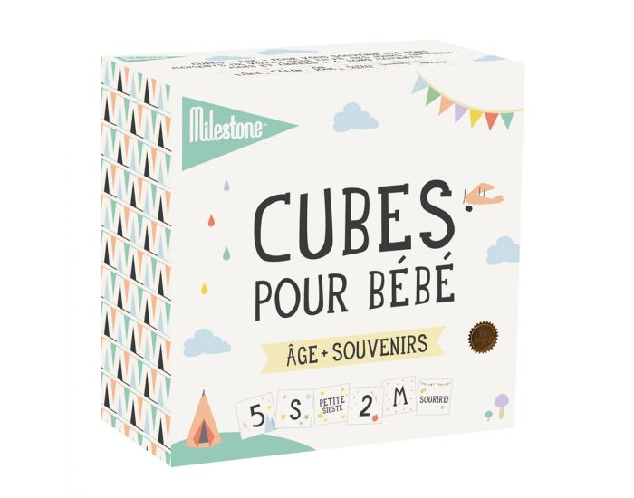 MILESTONE Cubes Premiers Moments - Ds la naissance