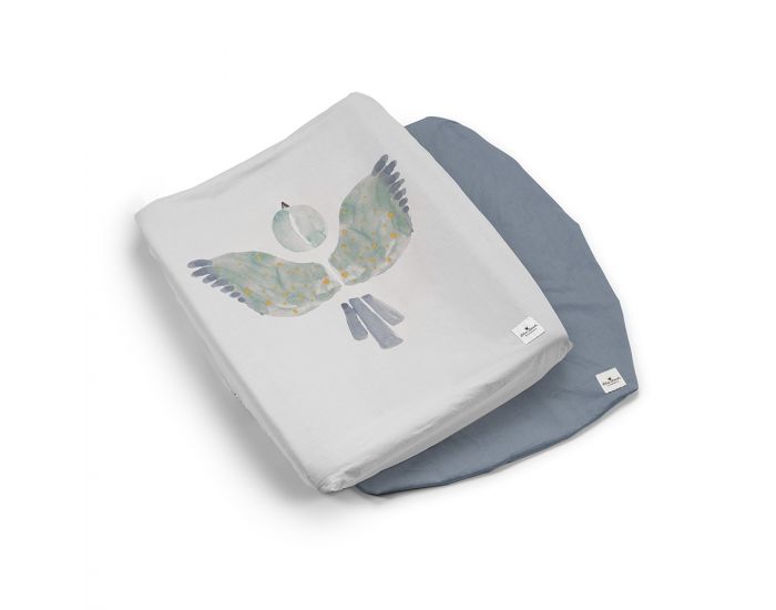 ELODIE DETAILS Housses de matelas a langer - Lot de 2