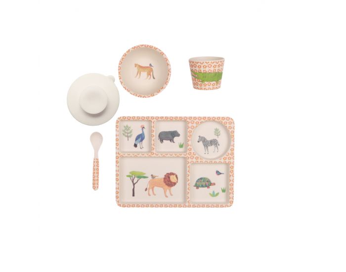 LOVE MAE Coffret de vaisselle enfant