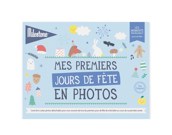MILESTONE Cartes photo Mes Premiers Jours de Fte