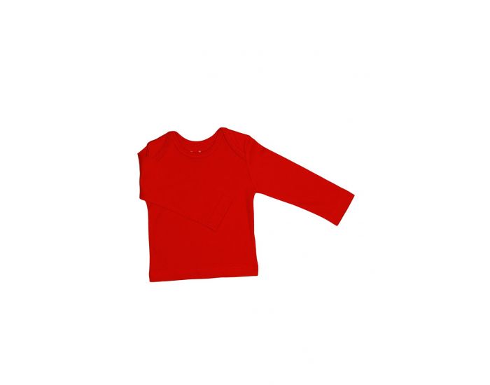  CANBOLI T-Shirt manches longues en coton Bio - Rouge