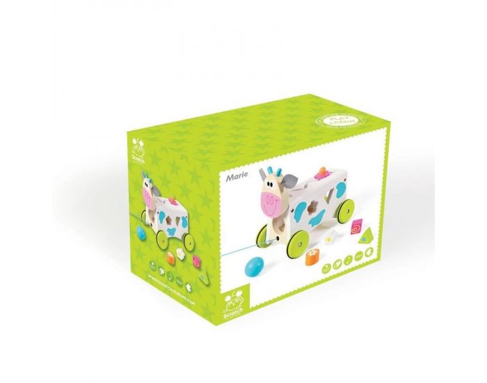 SCRATCH EUROPE Chariot multi-activits Marie - Ds 18 mois