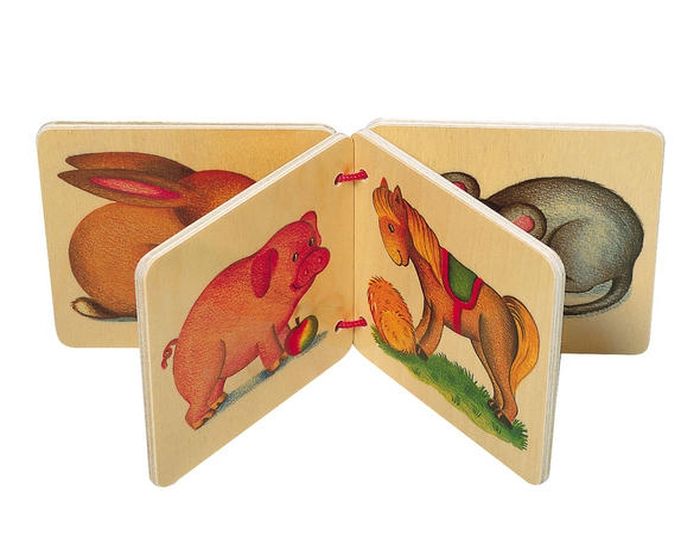 SELECTA SPIELZEUG  Album Bois Mes Animaux Prfrs - ds 12 mois