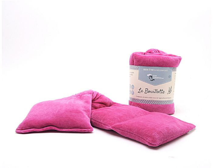 ECO-CONSEILS Bouillotte Rose Fuschia