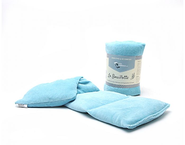 ECO-CONSEILS Bouillotte Bleue Turquoise