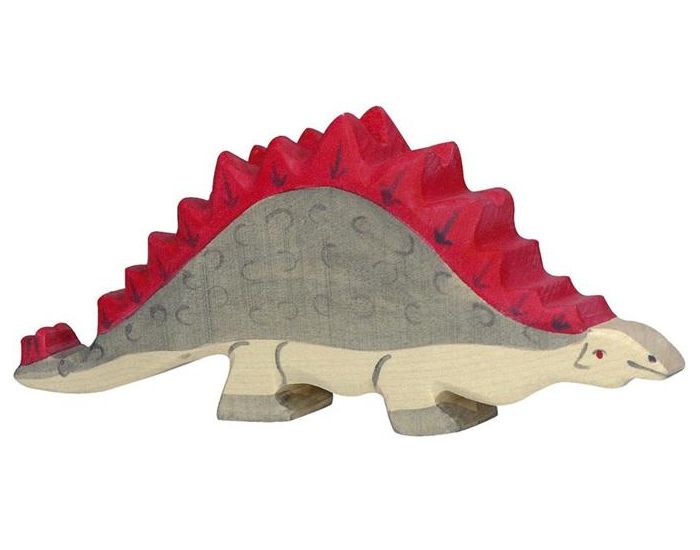 HOLZTIGER Figurine en bois Stegosaure - Ds 3 ans