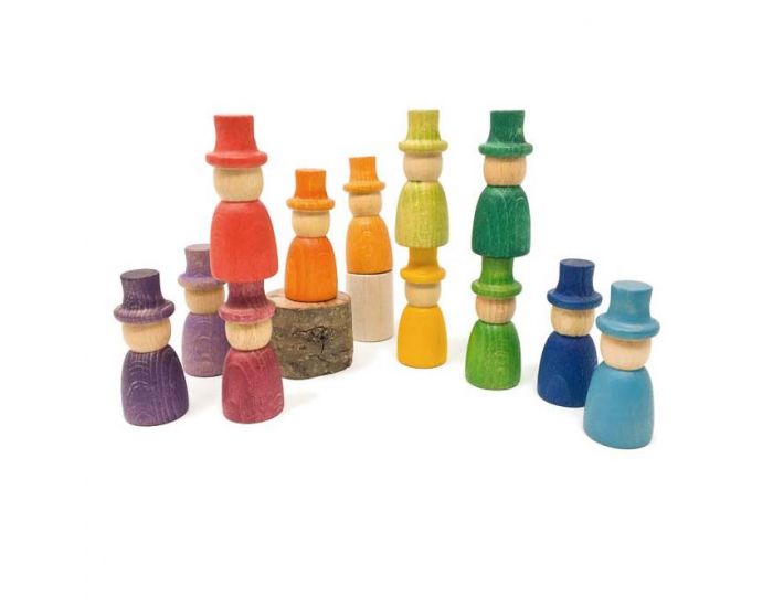 GRAPAT Jouets libres les 12 Nins avec chapeau - Ds 12 mois