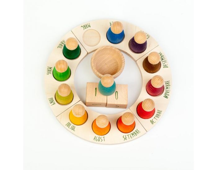 GRAPAT Jouets libres Le Calendrier - Ds 12 mois
