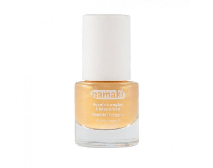 NAMAKI Vernis  Ongles Pelable  Base d'Eau - Or - Ds 3 ans