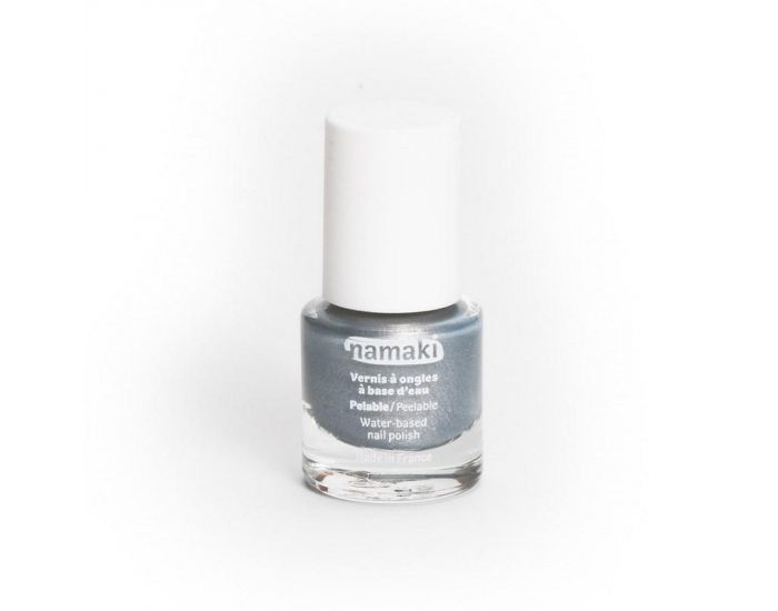 NAMAKI Vernis  Ongles Pelable  Base d'Eau - Argent - Ds 3 ans