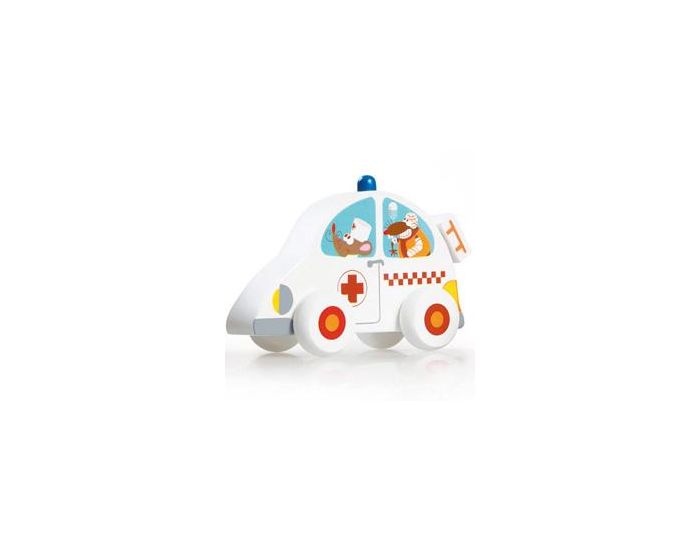 SCRATCH EUROPE Petite voiture Ambulance - Ds 12 mois