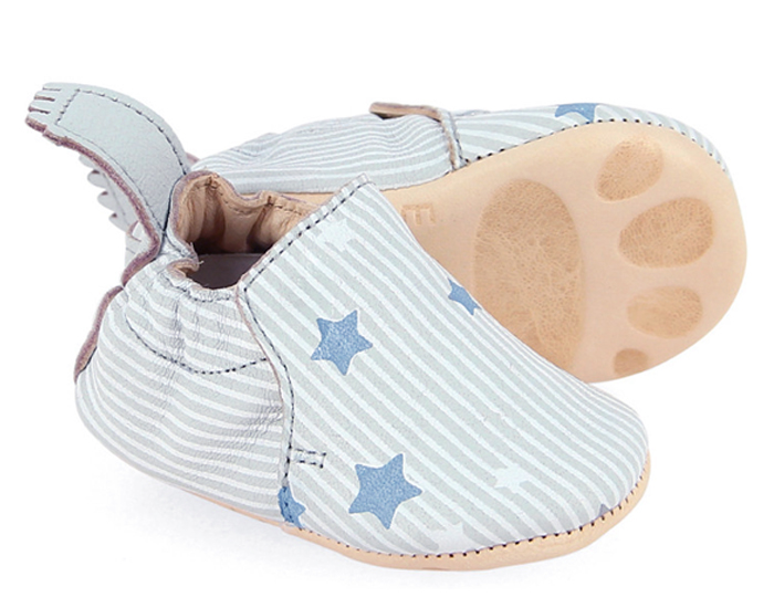 EASY PEASY Chaussons en Cuir Blumoo Dream Inwi-Blanc