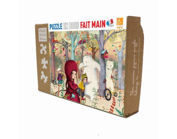 MICHLE WILSON Puzzle Rencontres en fort - 24 pices - Ds 4 ans