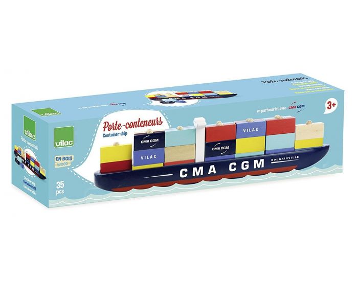 VILAC Porte Container - Ds 3 ans